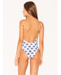 White One-Piece Swimsuit In Blue Eyes - Ariel See You