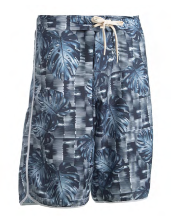 Long Swim Shorts - Graphic Print - Bermuda Surf Grafica