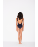 Colorful One-Piece Swimsuit With Open Back - Maio Sunset Jamaica