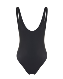 Black Swimsuit With Rainbow On The Back - Caraiva Rainbow Black