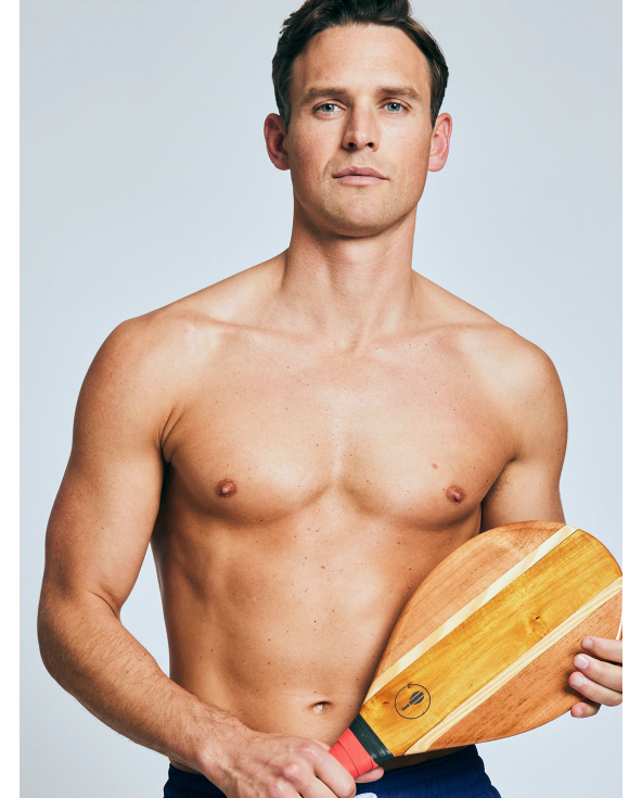 Wood / Neoprene Frescobol Bats - Red -...