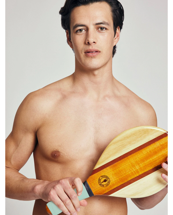 Wood / Neoprene Frescobol Bats - Light Green -...