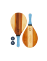 Wood / Neoprene Frescobol Bats - Sky Blue - Trancoso-Beach Bat Set Pastel Blue