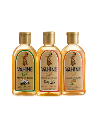Set Of Monoi Fragrances: Tiaré, Mango, Vanilla - Pack...