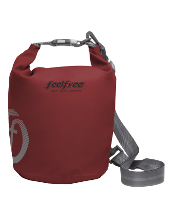 Waterdichte Donkerrode Schoudertas 5L - Dry Tube 5L Rouge 2