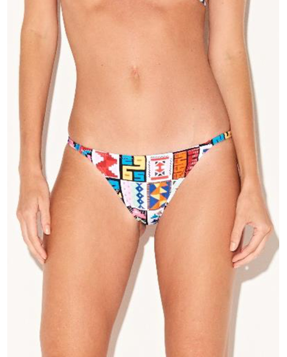Multicolored Ethnic Brazilian Bikini Bottom...