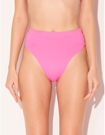 ピンクのハイウエストブラジリアンビキニボトム - Bottom Alto Rosa 2