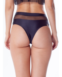 Bottom Cropped Tule Preto