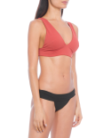 Crepe V Bikini Rusted/Black