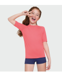 Kids Fpu50+ Uvpro Short Sleeve T-Shirt Coral Uv