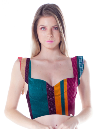 Top Babado Cropped Latina