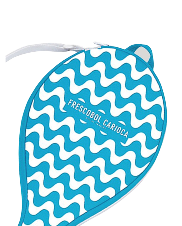 Borsa Per Racchetta Frescobol Blu Con Motivo A...