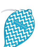 Blaue Frescobol Rackettasche Mit Wellenmotiv - Neoprene Bat Case Copacabana Sky Blue