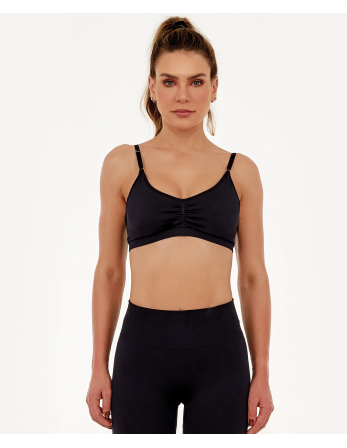 Top Sem Costura Essential Preto