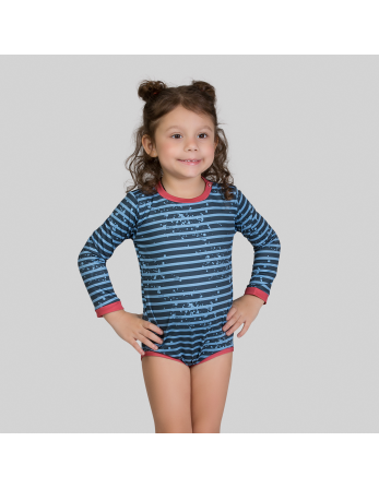 Macaquinho Baby Listras Upf50+