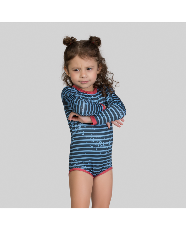 Macaquinho Baby Listras Upf50+