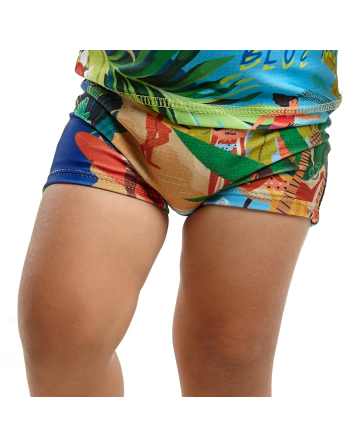Colorful Tropical Baby Boy Swim Trunks - Bottom John...