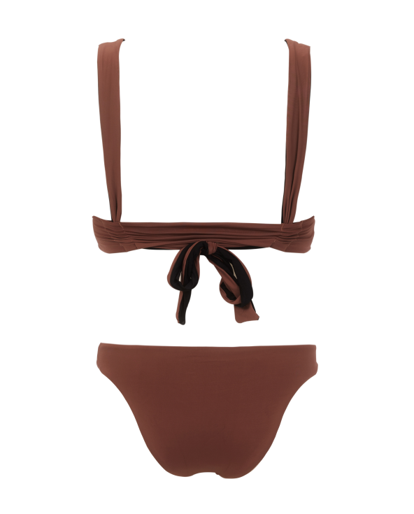 Multi Straps Bikini Marsala