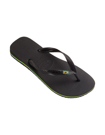 Gumijas Iešļīūcenes Melnā Krāsā - Havaianas Brasil Black