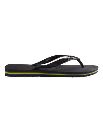 Gumijas Iešļīūcenes Melnā Krāsā - Havaianas Brasil Black 2