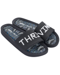 Melissa Beach Slide + Baja East Ad Black/White Slipper