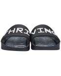 Melissa Beach Slide + Baja East Ad Black/White Slipper