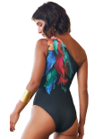 One Shoulder Brinco Preto