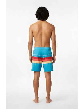 Badeshorts - Blau & Streifen - Boardshort Peeler Turquoise 2