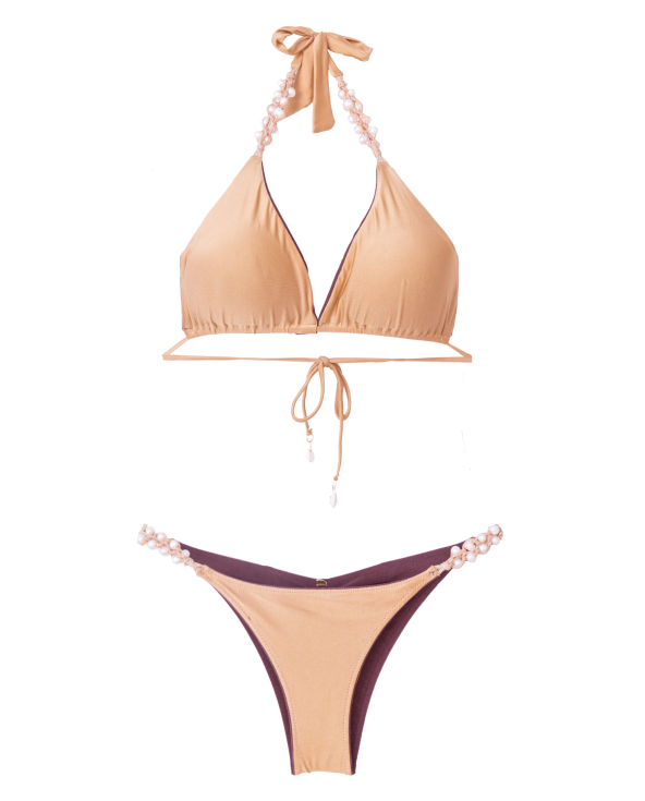 Bikini Shelley Reversible Marsala