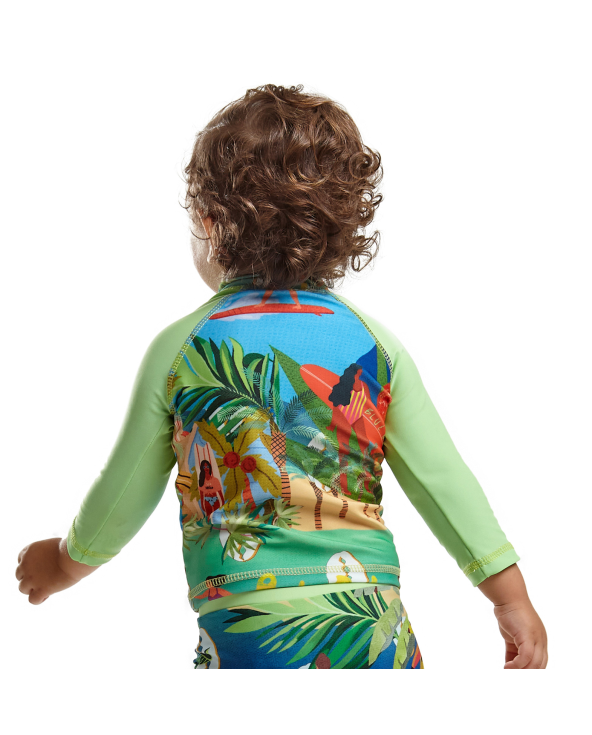 Top John Manga Longa Baby Maresia