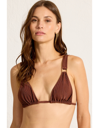 Top Cappucino-Brown Triangle-Detail