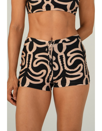 Bottom Bicolor-Sombra Short-Agua