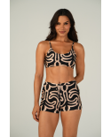 Bottom Bicolor-Sombra Short-Agua
