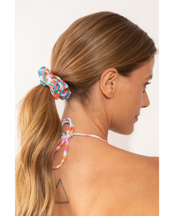 Ditsy-Sky Scrunchie