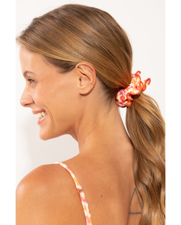 Ditsy-Butter Scrunchie