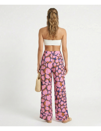 Amore-Pink Wide Pants 2