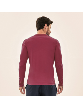 Longsleeve Uvpro Masc Vermelho Queimado Upf50+ 2