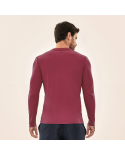 Longsleeve Uvpro Masc Vermelho Queimado Upf50+