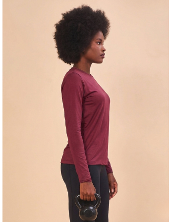 Longsleeve Uvpro Vermelho Quimado Upf50+ 2