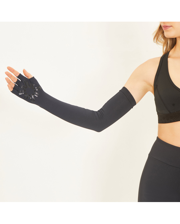 Extra Long Gloves Uni Black Upf50+