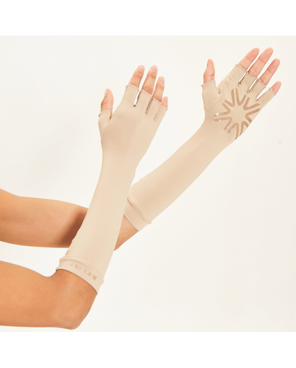 Long Gloves Uni Chocolate Upf50+