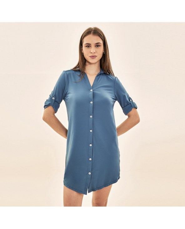 Shirtdress Copenhagen Fem Steel Upf50+