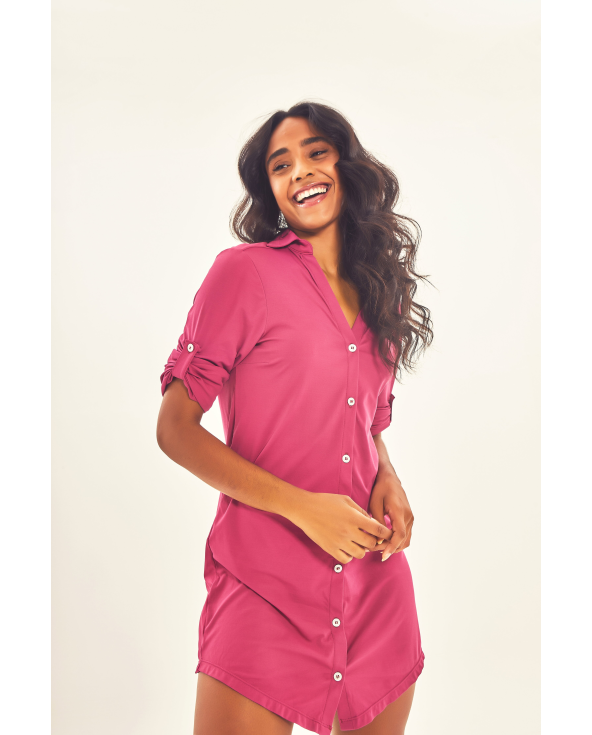 Shirtdress Copenhagen Fem Fucsia Upf50+