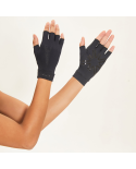 Short Gloves Uni Black Upf50+