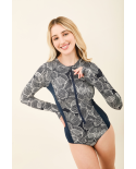 Swimsuit Macae Dahlia Navy Blue Upf50+