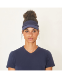 Visera Deportiva Azul Marino - Visor Athletic Dry Fem Navy Blue Upf50+