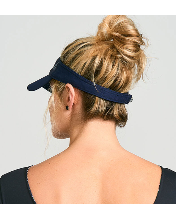 Visor Athletic Dry Fem Navy Blue Upf50+