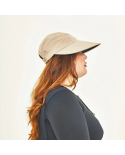 Visor Capri Colors Nac Fem Sand Black Upf50+