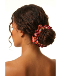 Floral-Scales Scrunchie