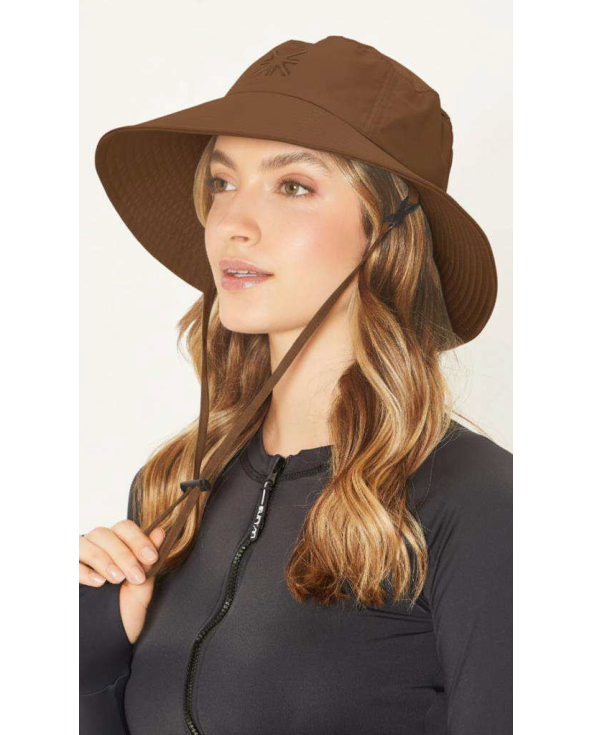 Hat New Cassis Brown Upf50+